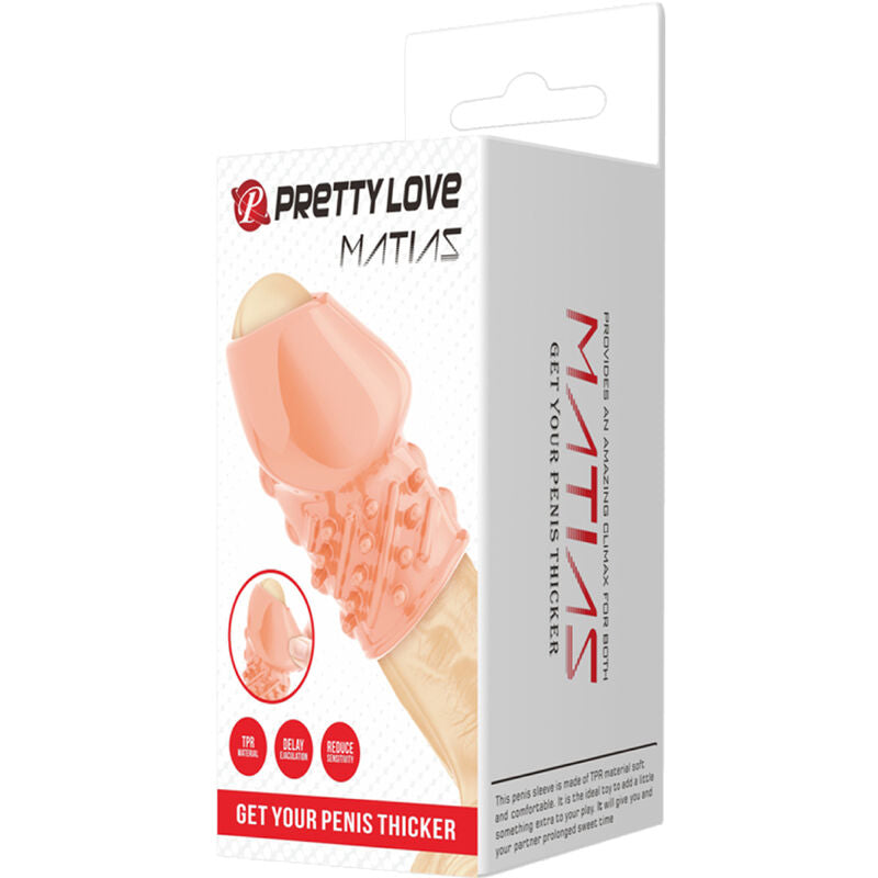 PRETTY LOVE - DelighToys – Matias Natural Penis Sleeve Enhanced Thickness
