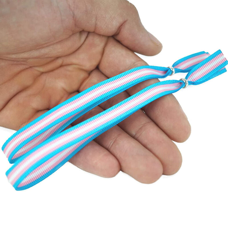 DelighToys - Transsexual Pride Fabric Bracelet