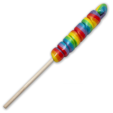DelighToys - Pride Collection – Large Lollipop Featuring LGBT Flag Desig