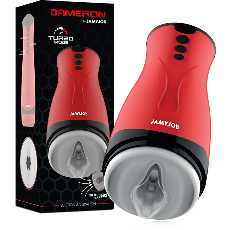 JAMYJOB - Dameron Suction and Vibration Masturbator by DelighToys