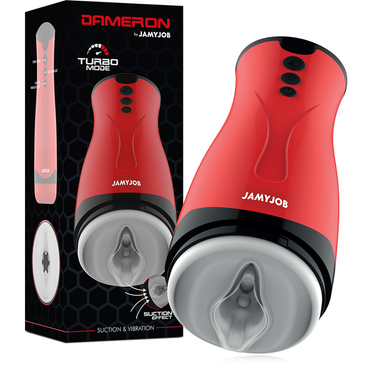 JAMYJOB - Dameron Suction and Vibration Masturbator by DelighToys