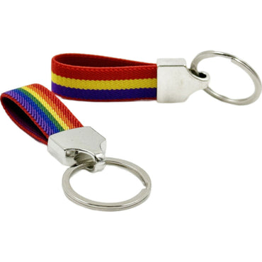 DelighToys - Pride Elastic Fabric Key Ring Flag