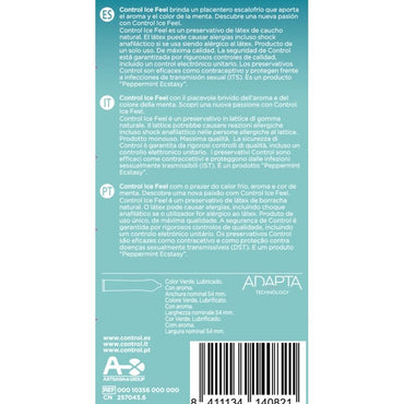 Control Ice Feel Cooling Mint Condoms 10 Pack – Condoms – product photo 2
