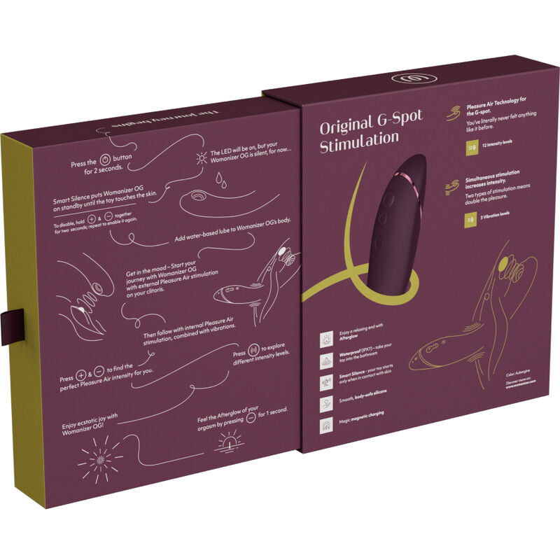 DelighToys - Womanizer OG G – Spot Vibrator – Aubergine by DelighToys