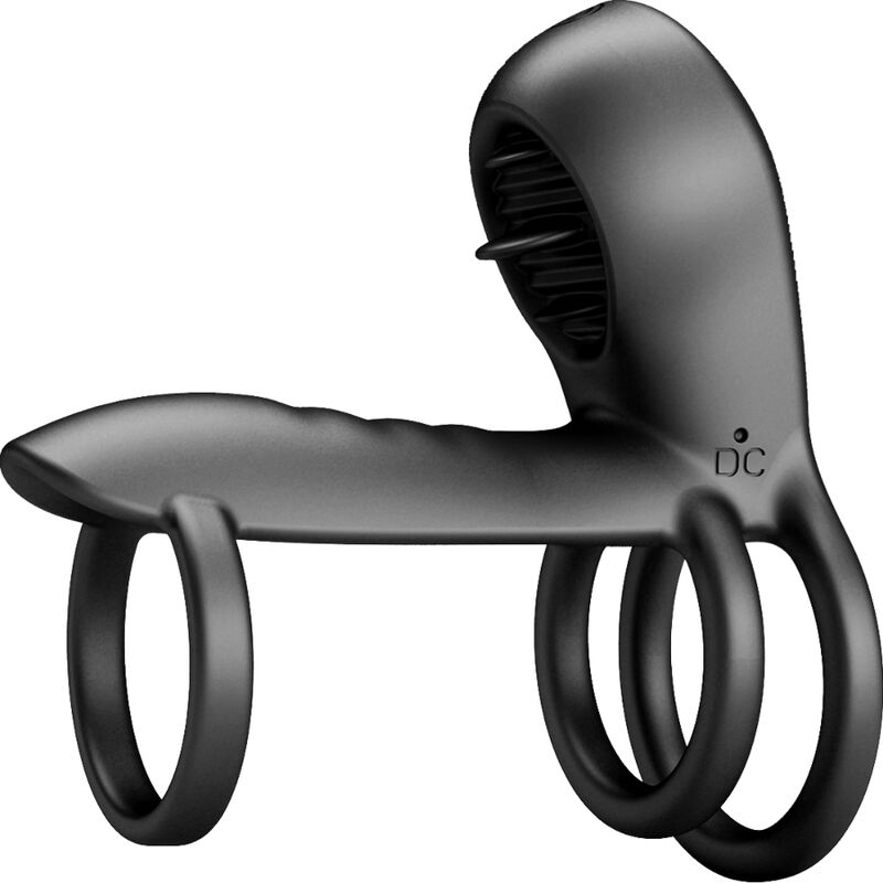 Pretty Love - Jammy Penis Sheath 12 Vibrations With Rechargeable Silicone Tongue