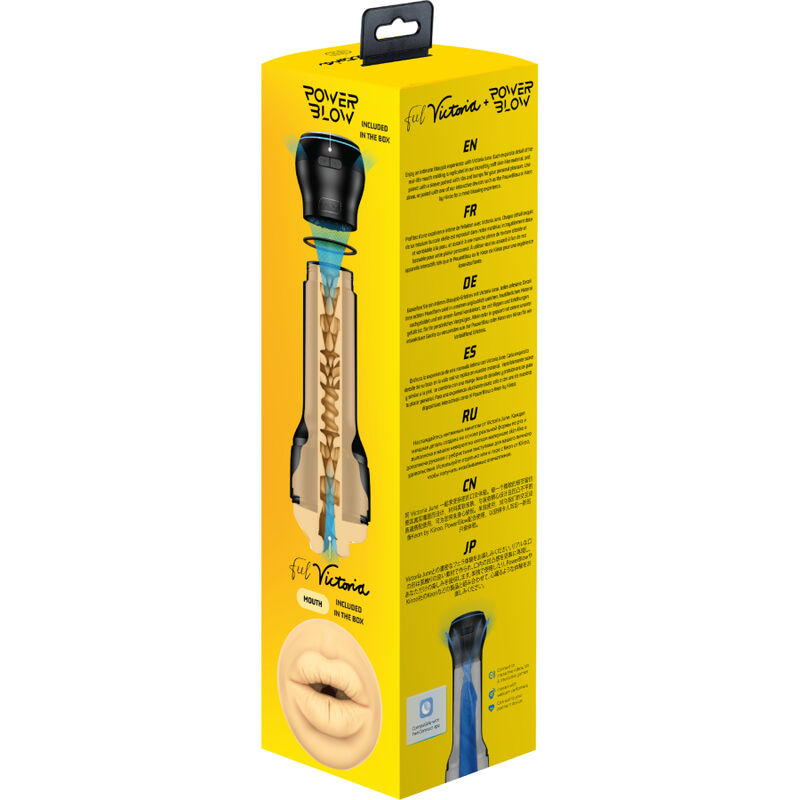 KIIROO - DelighToys Kiiroo Powerblow & Feel Victoria June Boca Combo Set