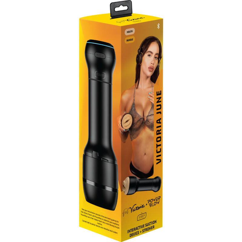 KIIROO - DelighToys Kiiroo Powerblow & Feel Victoria June Boca Combo Set