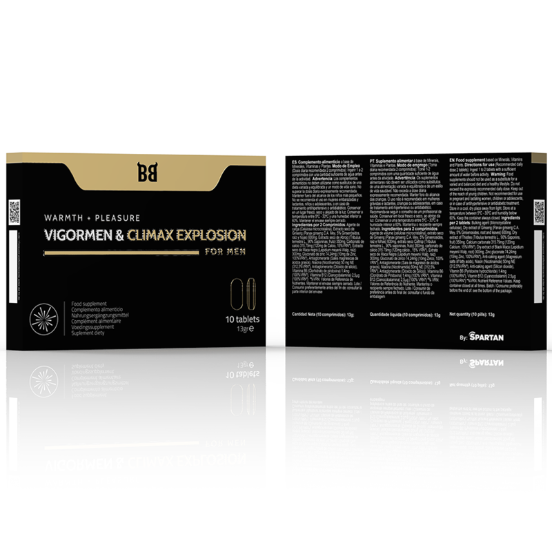 Black Bull - Vigormen & Climax Explosion Greater Pleasure For Men 10 Capsules