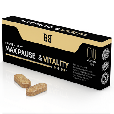 Black Bull - Max Pause & Vitality Retardant For Men 4 Capsules