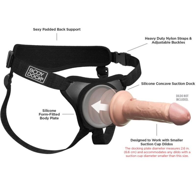 PIPEDREAMS - Body Dock Elite Mini Harness by DelighToys