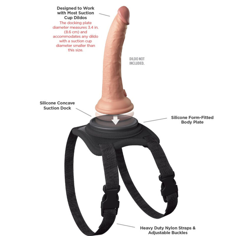 PIPEDREAMS - DelighToys Pipedreams Body Dock Lap Strap Harness