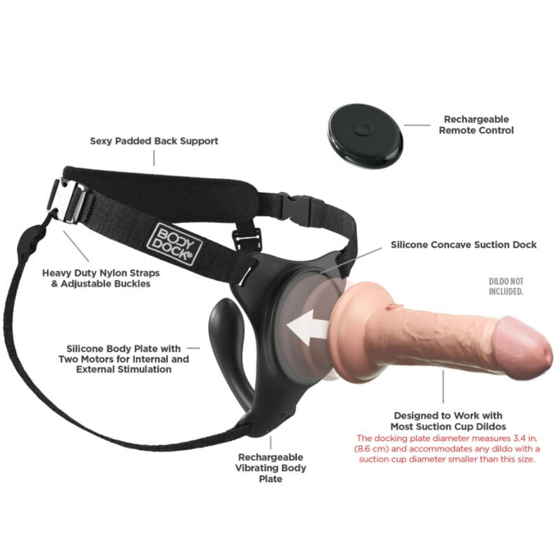 PIPEDREAMS - DelighToys Body Dock G – Spot Pro Harness Vibration