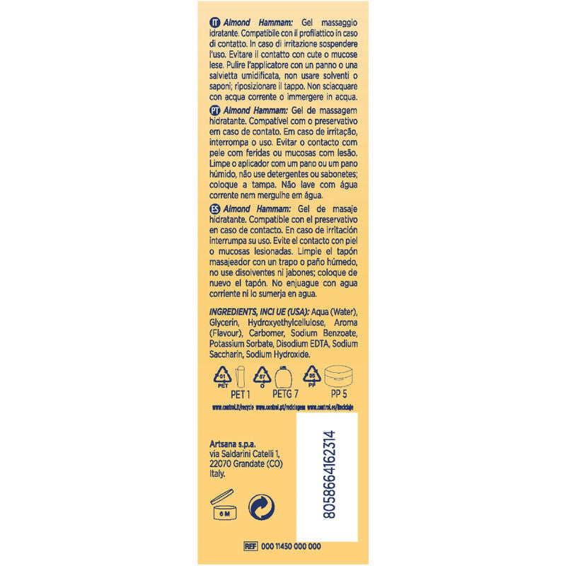 Control - Almond Hammam Massage Gel 3 In 1 200 Ml