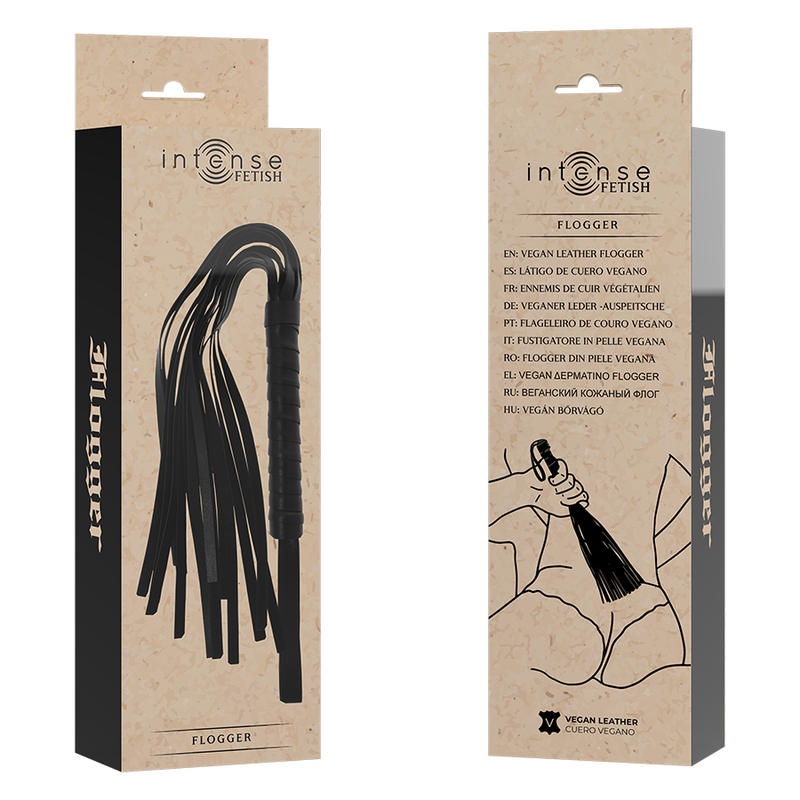 INTENSE FETISH - Vegan Leather Flogger by DelighToys