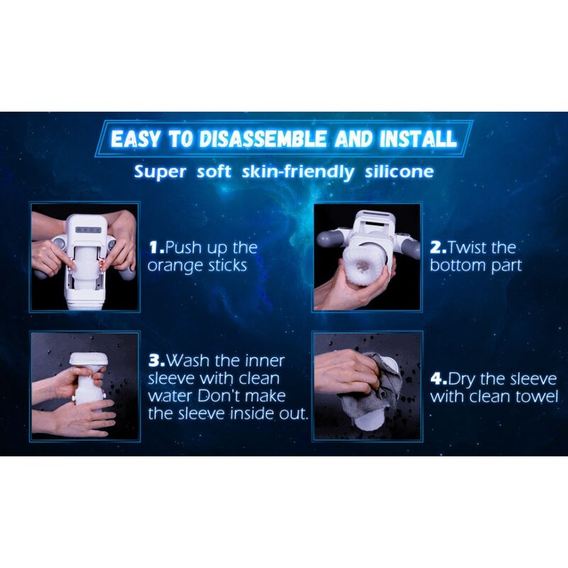 Game Cup - Thrusting Vibration Masturbator With Heating Function And Mobile Support - Black