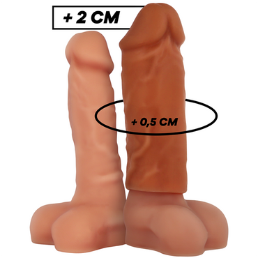 Virilxl - Liquid Silicone V3 Brown Penis Extension