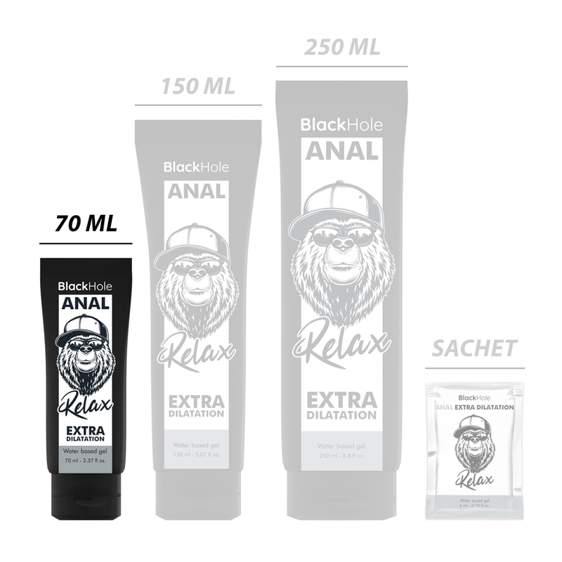 Black Hole - Water Base Gel Anal Dilation 70 Ml