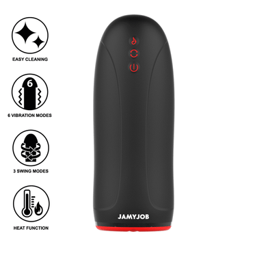 JAMYJOB - DelighToys Jamyjob Masturbator Heating, Swing Technology, and Vibratio