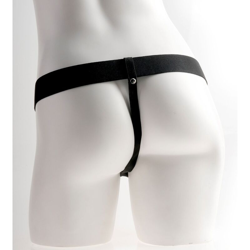 Fetish Fantasy Series - Adjustable Harness Realistic Penis With Balls Rechargeable And Vibrator 28 Cm