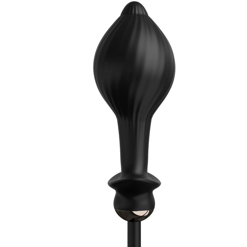 Elevate anal play with the Auto-Throb Vibrating Plug. Automatic inflation, vibrations, and Elite silicone for ultimate stimulation. Perfect for solo or partnered fun.3