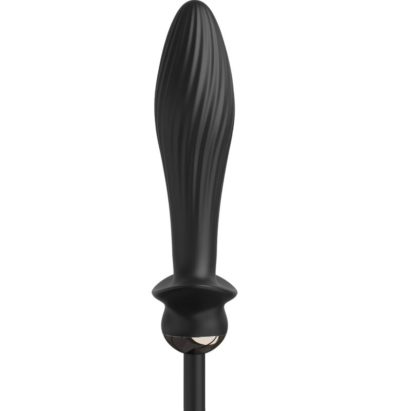Elevate anal play with the Auto-Throb Vibrating Plug. Automatic inflation, vibrations, and Elite silicone for ultimate stimulation. Perfect for solo or partnered fun.2