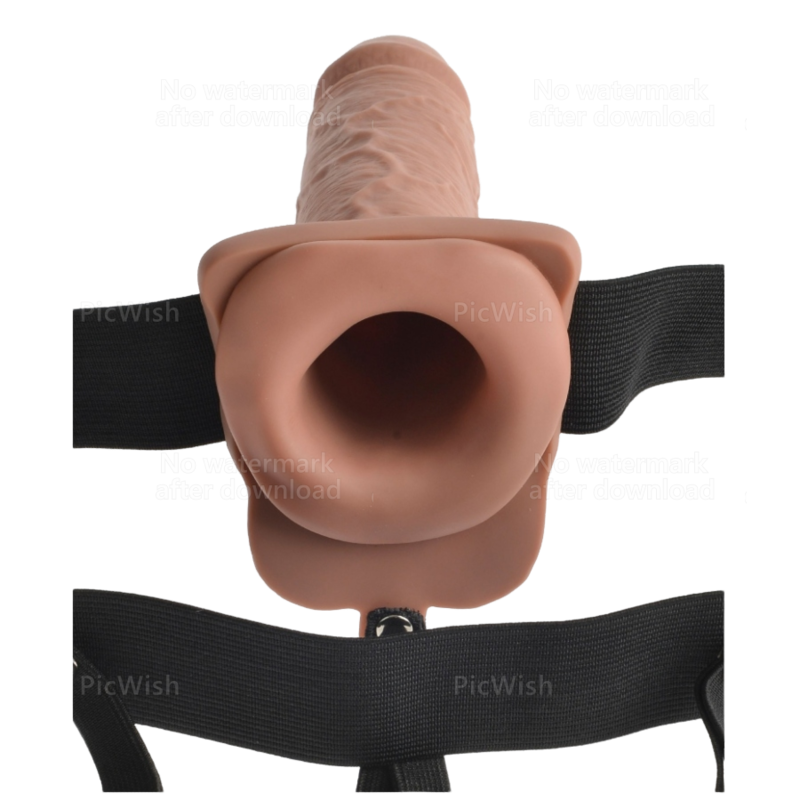 Fetish Fantasy Series - Adjustable Harness Realistic Penis With Balls Rechargeable And Vibrator 17.8 Cm