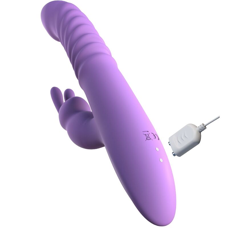 Fantasy For Her - Rabbit Clitoris Stimulator With Heat Oscillation And Vibration Function Violet