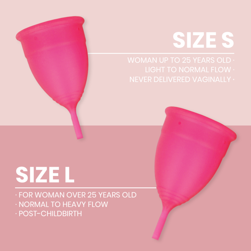 Intimichic - Menstrual Cup Medical Grade Silicone Size L
