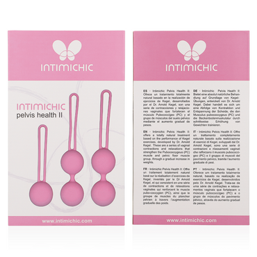 Intimichic Pelvis Health II Pelvic Floor Trainer Set – Kegel Balls – product photo 2