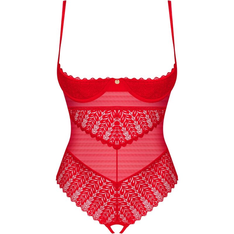 Obsessive - Ingridia Crotchless Red Xl/Xxl
