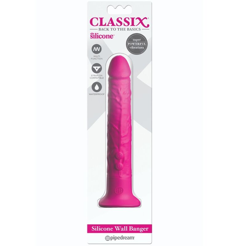Classix - Wall Banger Dildo Silicone 15 Cm Pink