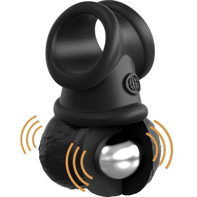 DelighToys - King Cock Elite Dual Density Vibrating Silicone Ring