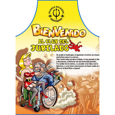 DelighToys - Diablo Picante – Apron Jubilate Spanish Text