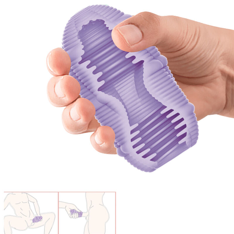 PRETTY LOVE - Smooth Stripes Cupid Masturbator Egg by DelighToys