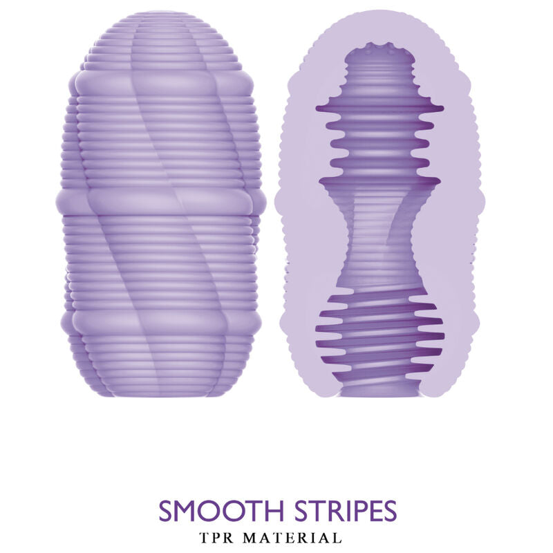 PRETTY LOVE - Smooth Stripes Cupid Masturbator Egg by DelighToys