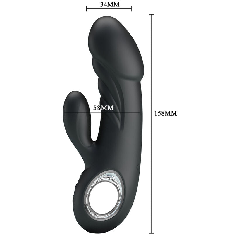 PRETTY LOVE - Ansel – USB Rechargeable Silicone G – Spot and Clitoral