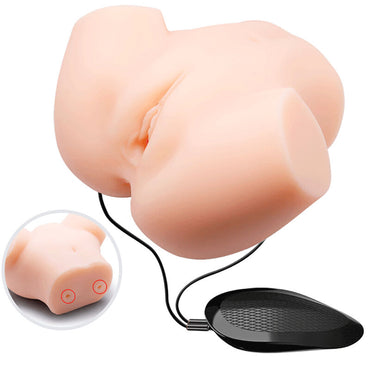 CRAZY BULL - Realistic Vagina Dual Vibration Function