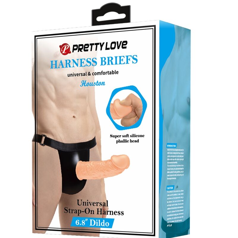 PRETTY LOVE - DelighToys Pretty Love Universal Strap – On Harness with Silicone