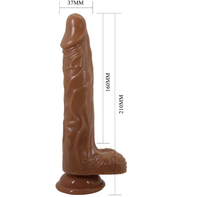 Experience lifelike pleasure with Baile Dildo Vibrator Remote Control. 7 vibration & rotation modes, realistic design, suction base, and USB rechargeable.44