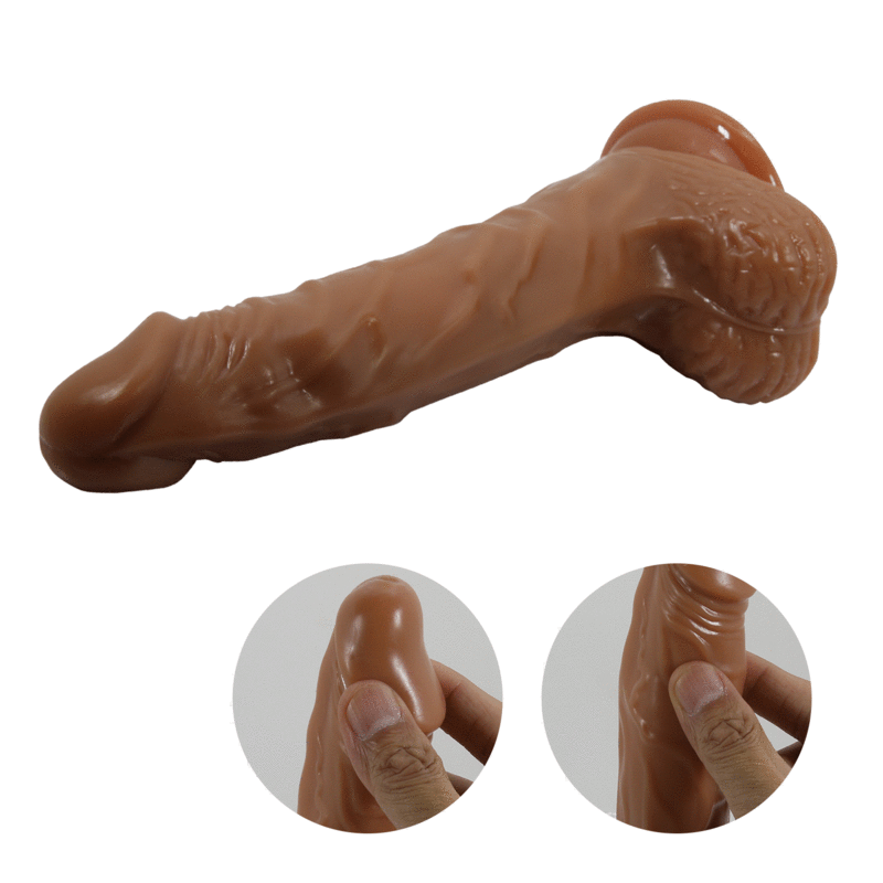 Experience lifelike pleasure with Baile Dildo Vibrator Remote Control. 7 vibration & rotation modes, realistic design, suction base, and USB rechargeable.9