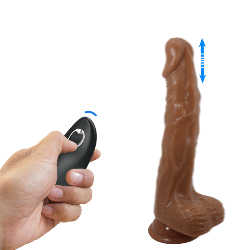 Experience lifelike pleasure with Baile Dildo Vibrator Remote Control. 7 vibration & rotation modes, realistic design, suction base, and USB rechargeable.2