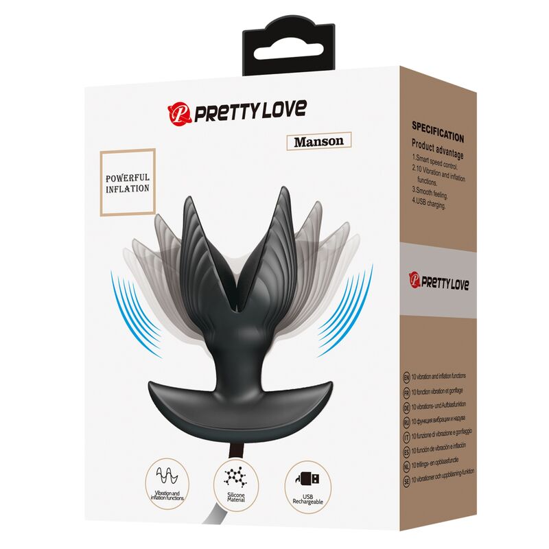 PRETTY LOVE - DelighToys Inflatable & Rechargeable Anal Plug