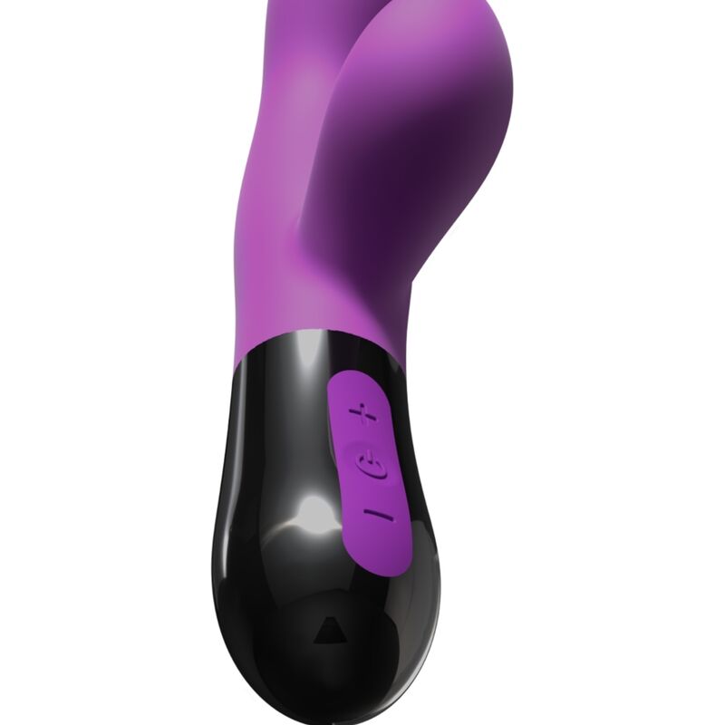 Enjoy dual stimulation with the Adrien Lastic Gaia 2.0 Rabbit Vibrator. Made with safe, soft silicone and featuring 10 vibration modes and a rechargeable lithium battery for prolonged pleasure.6