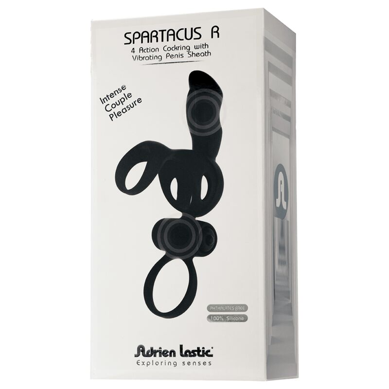 Experience intense sensations with the Adrien Lastic Ring Penis Sheath Vibrator. This 4-in-1 cock ring offers clitoral, vaginal, and testicular stimulation with 3 vibration modes for both partners.7