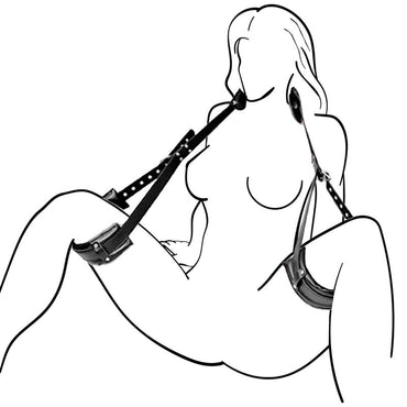 Enhance your BDSM experience with the Alive Leg Adjustable Restraint. Designed for secure, comfortable leg restriction, this body-safe accessory ensures safe exploration and intimate control.2