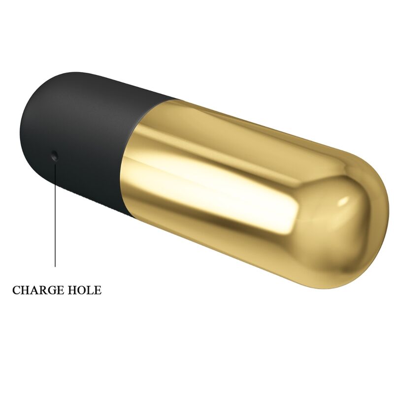 PRETTY LOVE - DelighToys – Golden Rechargeable Bullet Vibrator