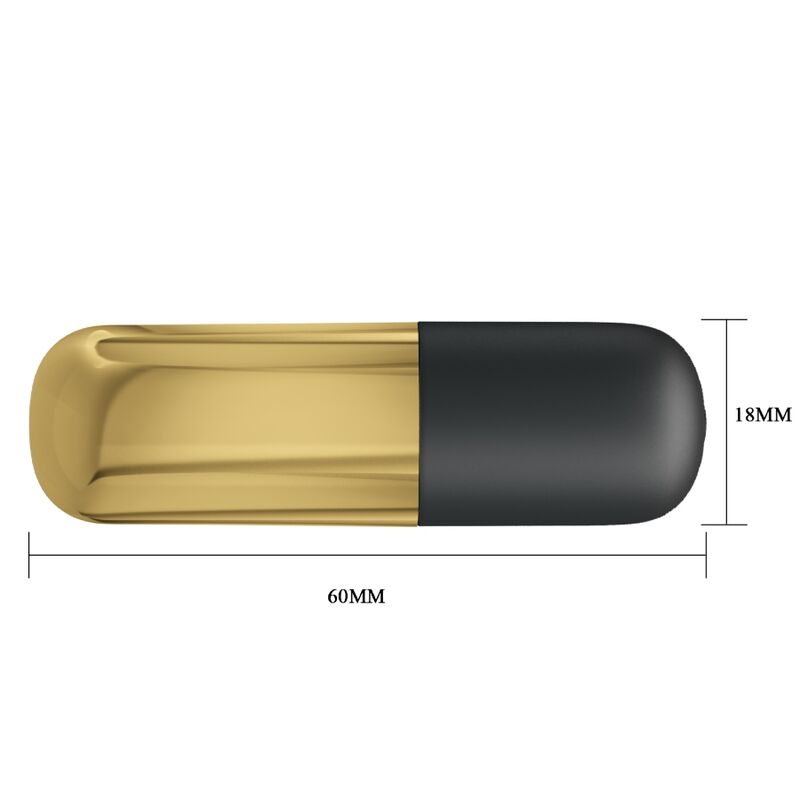 PRETTY LOVE - DelighToys – Golden Rechargeable Bullet Vibrator