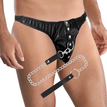 DARKNESS - Submission Thong Metal Chain by DelighToys