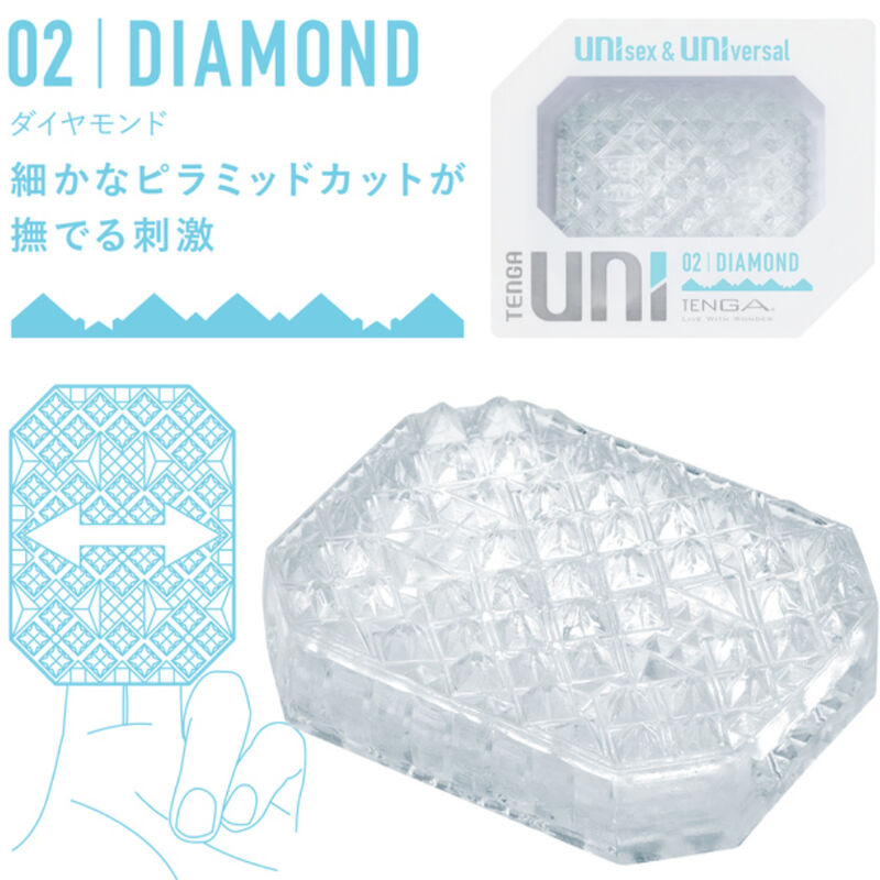 TENGA - Uni Diamond Masturbator Thimble by DelighToys