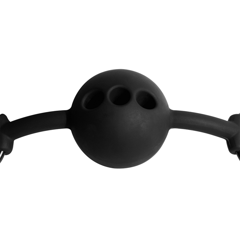 FETISH SUBMISSIVE - DelighToys Breathable Silicone Ball Gag – Adjustable Restraint Submiss